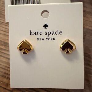 Kate Spade Gold Spade Stud Earrings